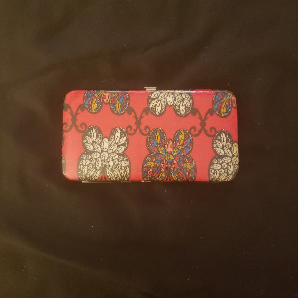 Colorful Butterfly Pattern Clutch